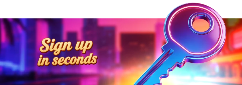 lucky hills casino sign up banner
